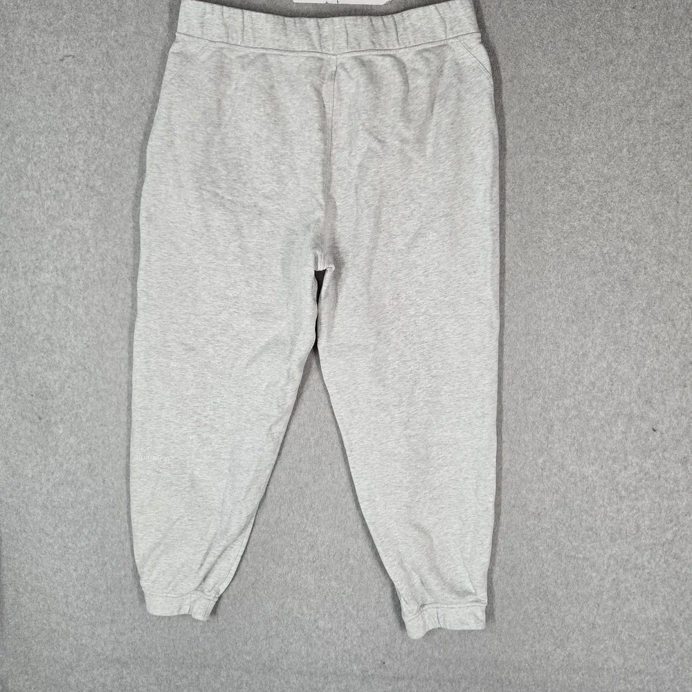Lululemon Women Activewear Pants 12 Gray Relaxed High Rise Jogger 26